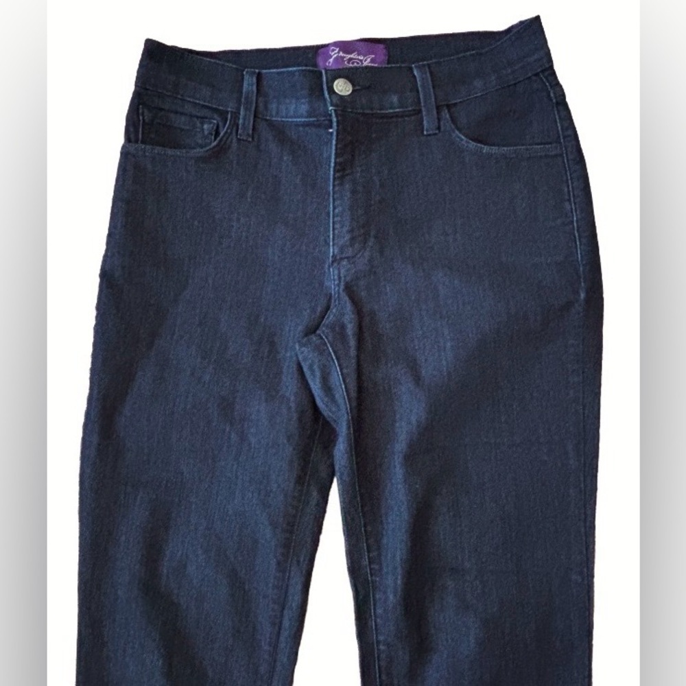 NYDJ Bootcut Dk Wsh Ultra Hi Rise Jns WM 6 Classic Denim Casual - Picture 5 of 11